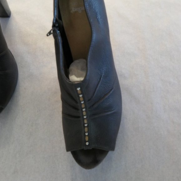 Size 9.5 Calleen Cordera Caliza Brown Peep Toe - Picture 6 of 11